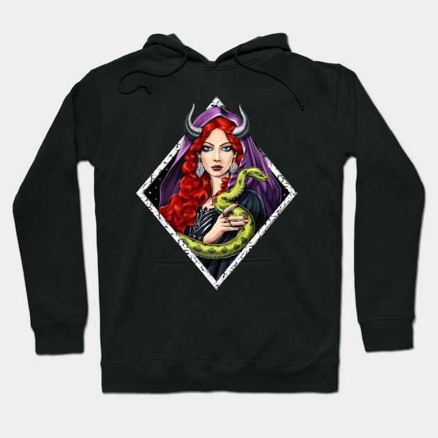 Goddess Lilith Hoodie by underheaven